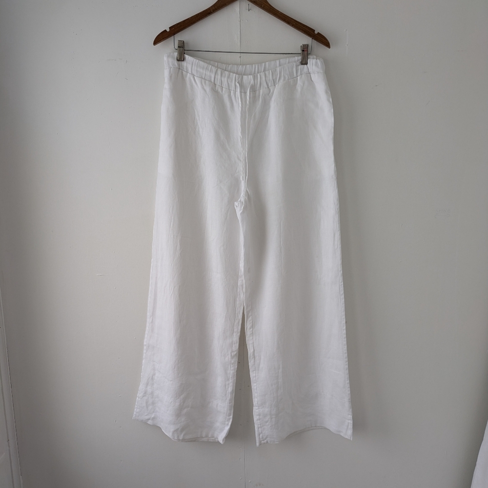 DISSH White Wide Leg Pants